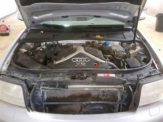 WAULD64B63N015395 - 2003 AUDI A6 2.7T QU SILVER photo 7