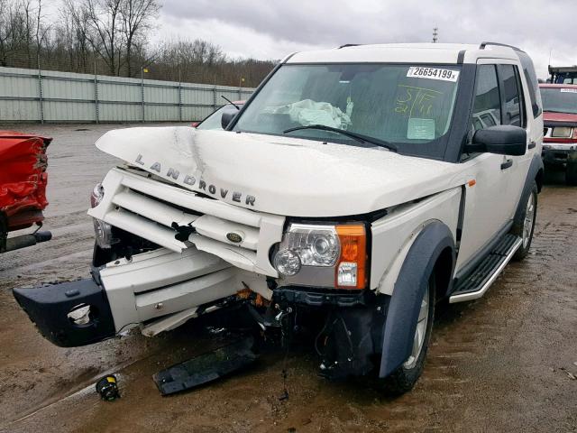 SALAG25458A467002 - 2008 LAND ROVER LR3 HSE WHITE photo 2