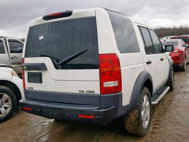 SALAG25458A467002 - 2008 LAND ROVER LR3 HSE WHITE photo 4