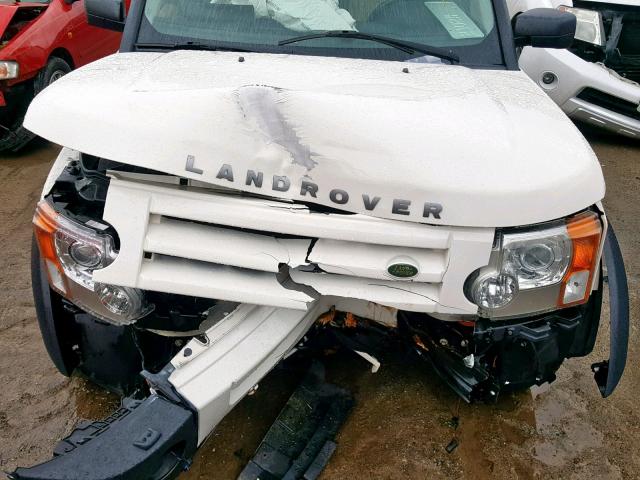 SALAG25458A467002 - 2008 LAND ROVER LR3 HSE WHITE photo 7