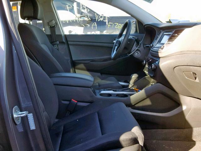 KM8J3CA46HU564508 - 2017 HYUNDAI TUCSON LIM GRAY photo 5