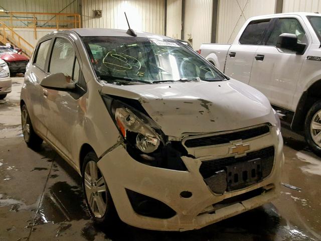 KL8CD6S98FC788803 - 2015 CHEVROLET SPARK 1LT WHITE photo 1