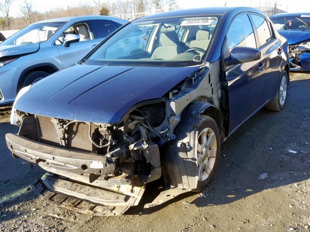 3N1AB61E08L691253 - 2008 NISSAN SENTRA 2.0 BLUE photo 2