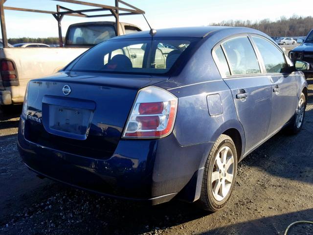 3N1AB61E08L691253 - 2008 NISSAN SENTRA 2.0 BLUE photo 4