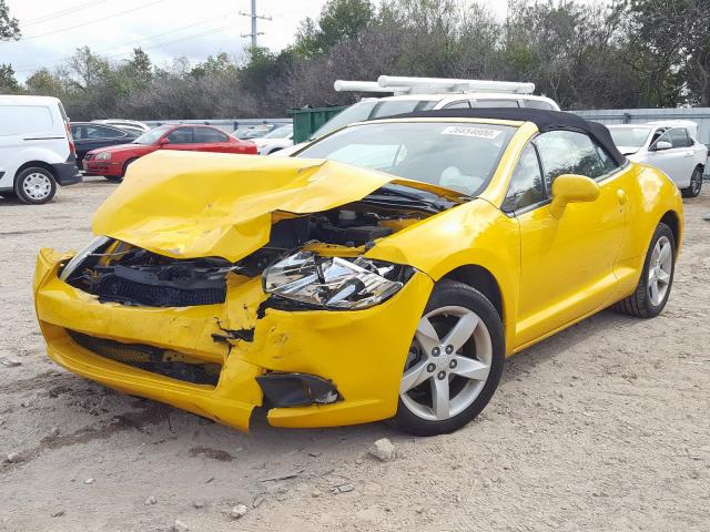 4A3AL25F89E038853 - 2009 MITSUBISHI ECLIPSE SPYDER GS  photo 2