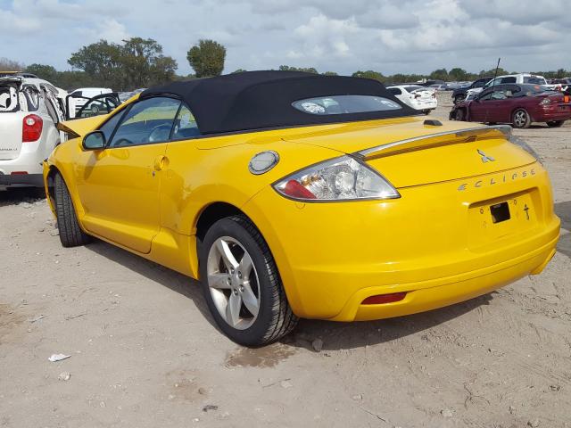 4A3AL25F89E038853 - 2009 MITSUBISHI ECLIPSE SPYDER GS  photo 3