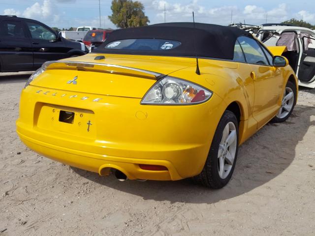 4A3AL25F89E038853 - 2009 MITSUBISHI ECLIPSE SPYDER GS  photo 4