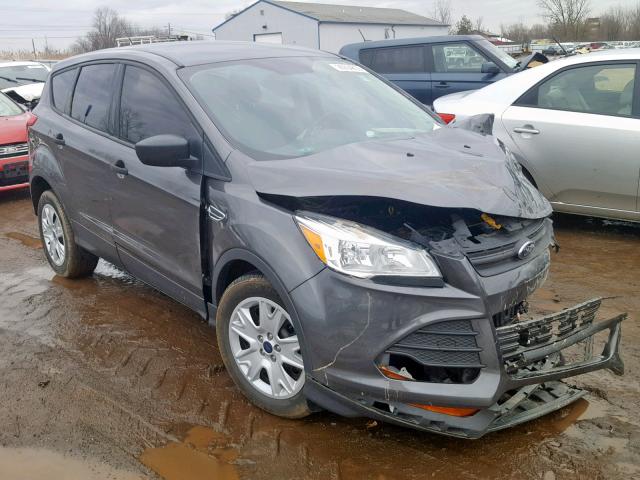 1FMCU0F76FUC76315 - 2015 FORD ESCAPE S GRAY photo 1