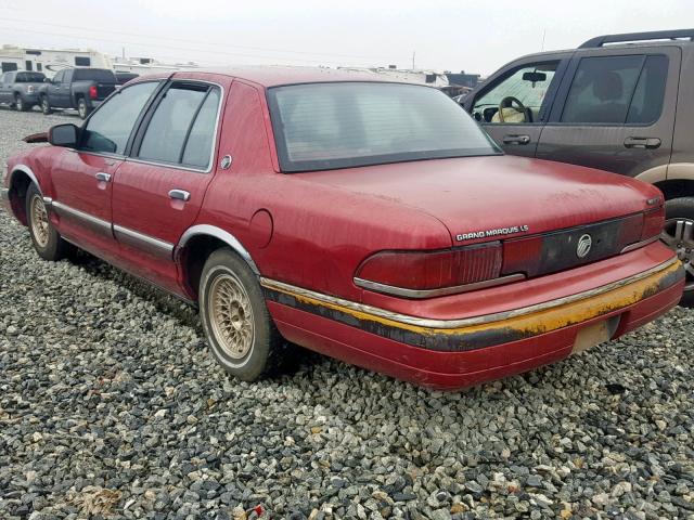 2MELM75W7RX646494 - 1994 MERCURY GRAND MARQ RED photo 3