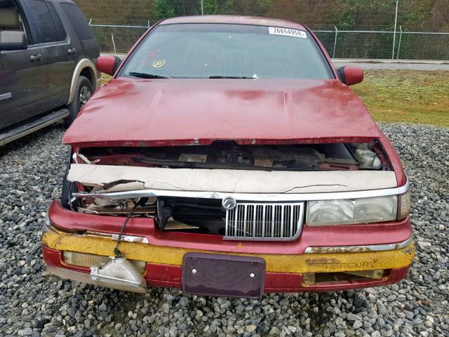 2MELM75W7RX646494 - 1994 MERCURY GRAND MARQ RED photo 9