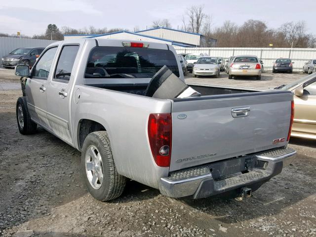 1GTD5MFE9C8140955 - 2012 GMC CANYON SLE SILVER photo 3