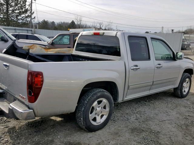 1GTD5MFE9C8140955 - 2012 GMC CANYON SLE SILVER photo 4