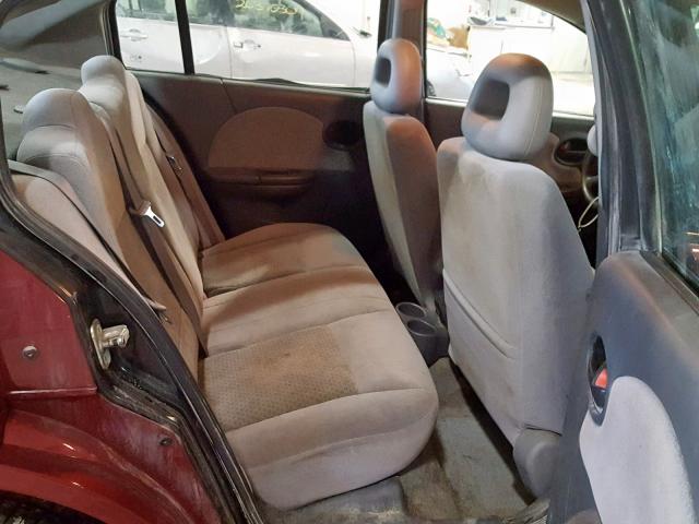 1G8AL52F45Z130368 - 2005 SATURN ION LEVEL BURGUNDY photo 6