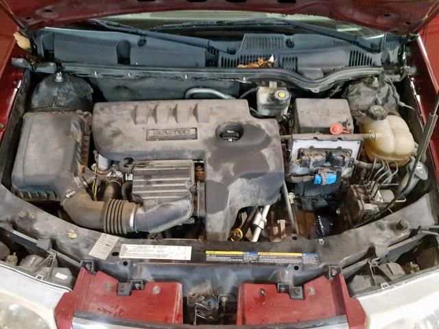 1G8AL52F45Z130368 - 2005 SATURN ION LEVEL BURGUNDY photo 7