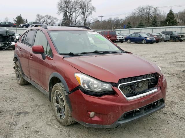 JF2GPAVC8D2873946 - 2013 SUBARU XV CROSSTR RED photo 1