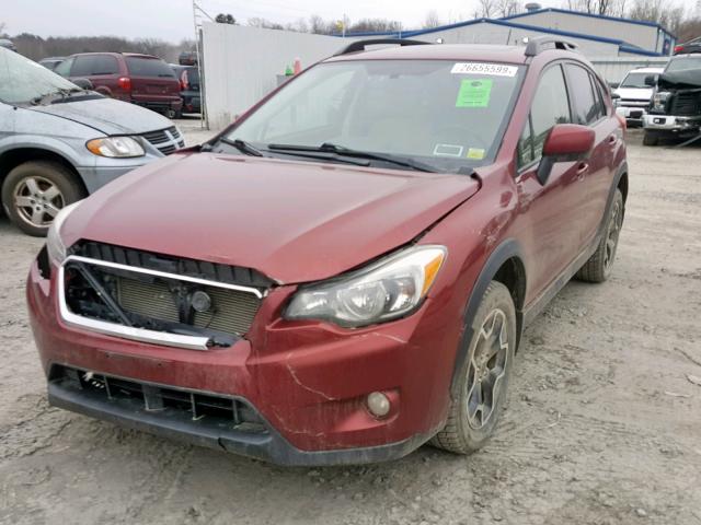 JF2GPAVC8D2873946 - 2013 SUBARU XV CROSSTR RED photo 2