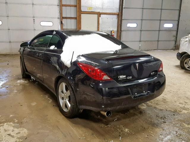 1G2ZH36N774120504 - 2007 PONTIAC G6 GT BLACK photo 3