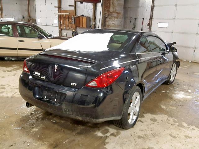 1G2ZH36N774120504 - 2007 PONTIAC G6 GT BLACK photo 4