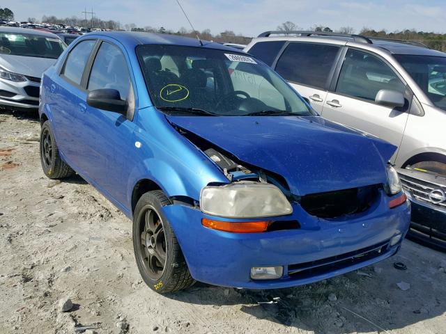 KL1TD56606B566786 - 2006 CHEVROLET AVEO BASE ლურჯი ფოტო 1