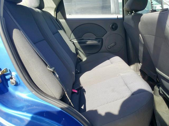 KL1TD56606B566786 - 2006 CHEVROLET AVEO BASE ლურჯი ფოტო 6