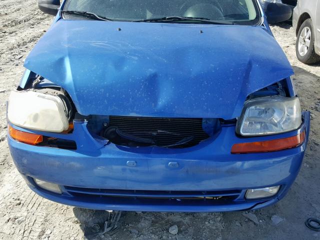 KL1TD56606B566786 - 2006 CHEVROLET AVEO BASE ლურჯი ფოტო 7