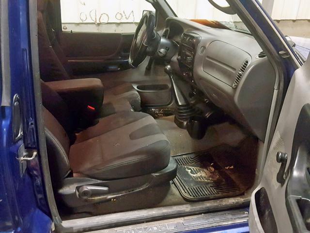 4F4YR46U56PM04493 - 2006 MAZDA B3000 CAB BLUE photo 5