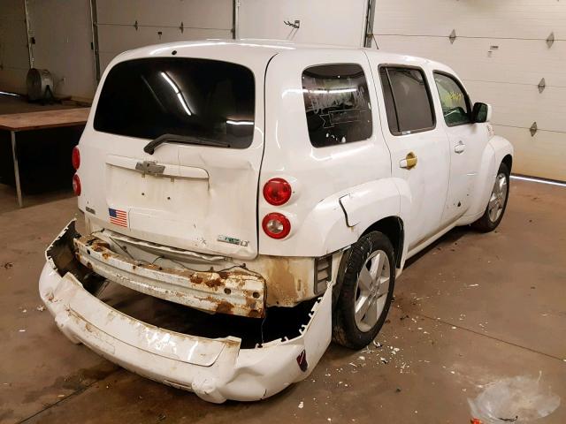 3GNBABFW2BS620154 - 2011 CHEVROLET HHR LT WHITE photo 4