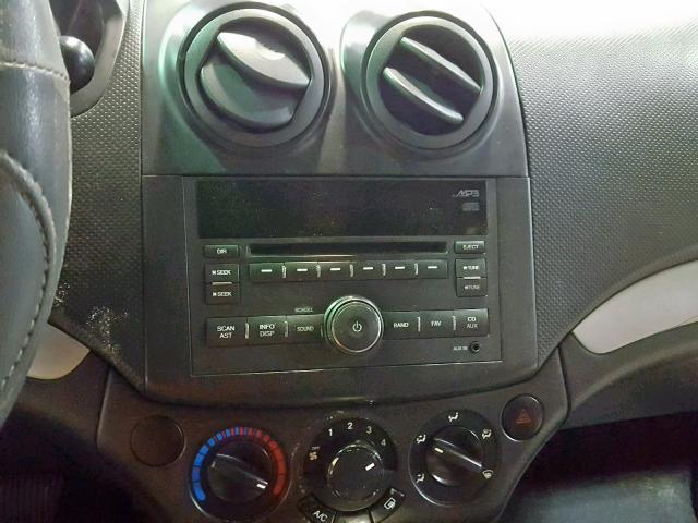 KL1TD5DE2BB208853 - 2011 CHEVROLET AVEO LS RED photo 9