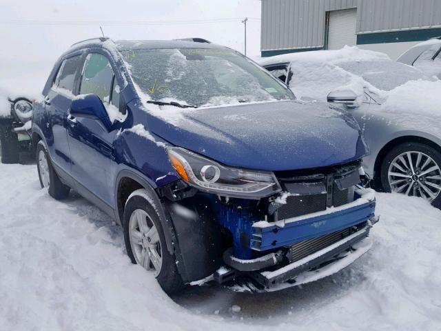 3GNCJLSBXHL174190 - 2017 CHEVROLET TRAX 1LT BLUE photo 1