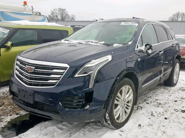 1GYKNCRSXHZ122950 - 2017 CADILLAC XT5 PREMIU BLUE photo 2