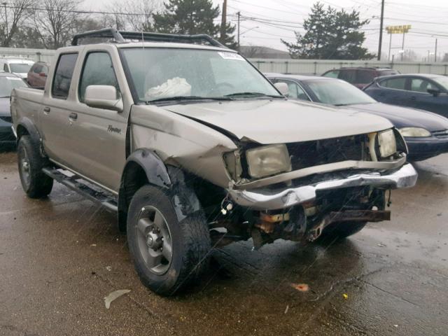 1N6ED27Y5YC385841 - 2000 NISSAN FRONTIER C GRAY photo 1