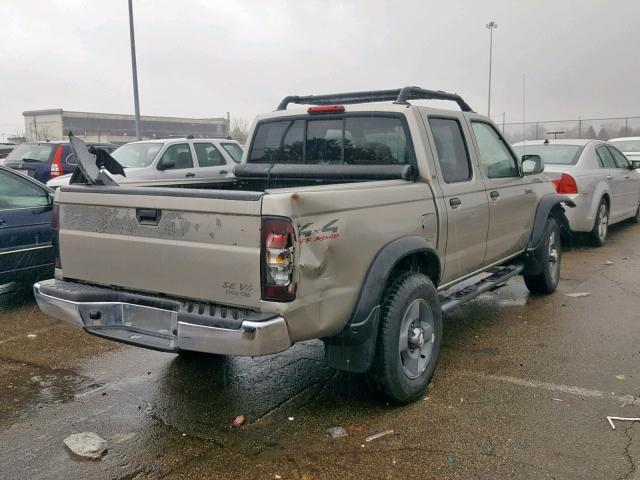 1N6ED27Y5YC385841 - 2000 NISSAN FRONTIER C GRAY photo 4