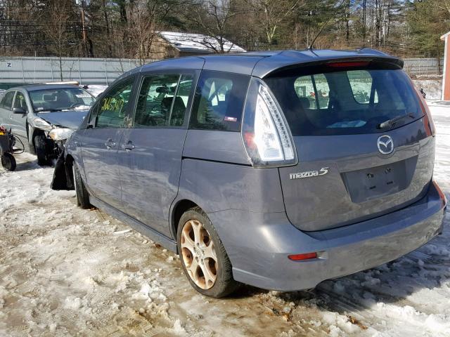 JM1CR2WL9A0382627 - 2010 MAZDA 5 GRAY photo 3