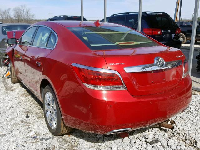 1G4GH5E38DF236269 - 2013 BUICK LACROSSE P RED photo 3