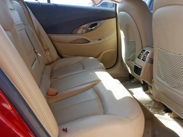 1G4GH5E38DF236269 - 2013 BUICK LACROSSE P RED photo 6