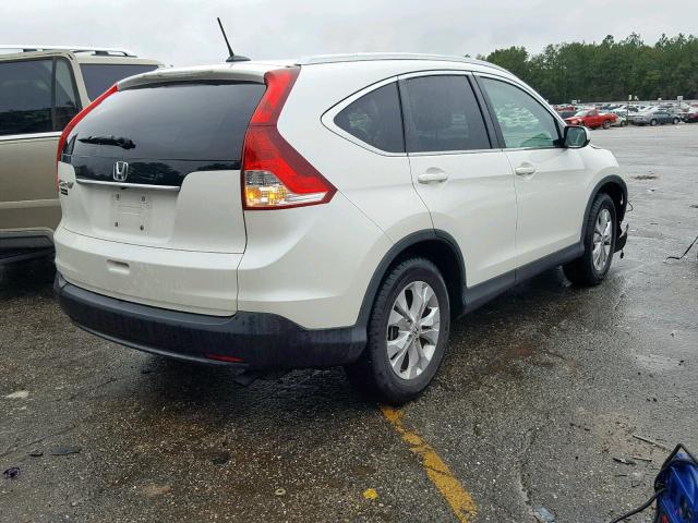 5J6RM3H70EL029173 - 2014 HONDA CR-V EXL WHITE photo 4