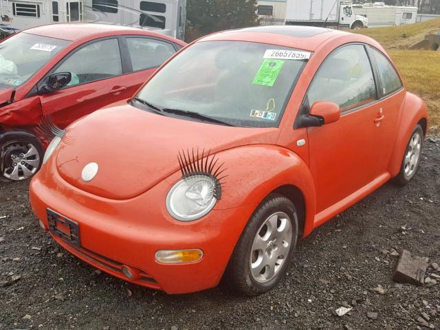 3VWCK21C23M419767 - 2003 VOLKSWAGEN NEW BEETLE Narıncı foto 2