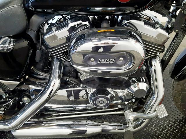 1HD1CT319CC406880 - 2012 HARLEY-DAVIDSON XL1200 C BLACK photo 5