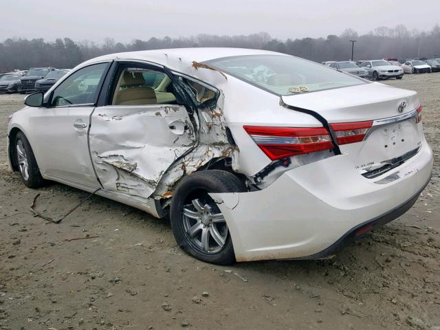 4T1BK1EB7DU046213 - 2013 TOYOTA AVALON BAS WHITE photo 3