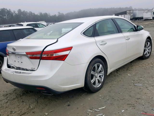 4T1BK1EB7DU046213 - 2013 TOYOTA AVALON BAS WHITE photo 4