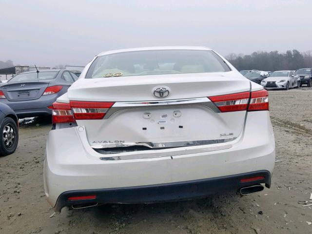 4T1BK1EB7DU046213 - 2013 TOYOTA AVALON BAS WHITE photo 9