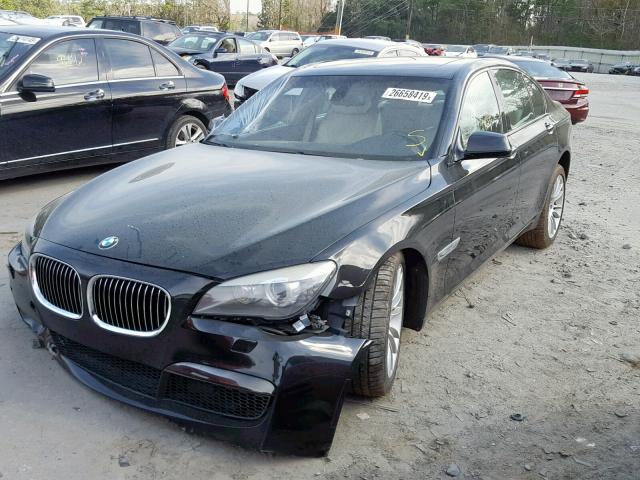 WBAKA8C55BCY36624 - 2011 BMW 750I BLACK photo 2