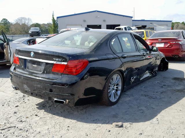 WBAKA8C55BCY36624 - 2011 BMW 750I BLACK photo 4