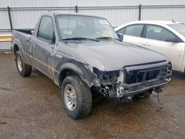 1FTYR10D49PA10889 - 2009 FORD RANGER SILVER photo 1