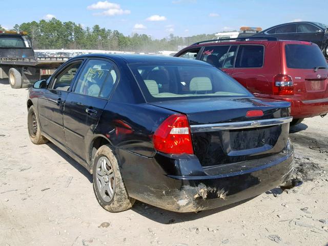 1G1ZS58F57F306506 - 2007 CHEVROLET MALIBU LS BLACK photo 3