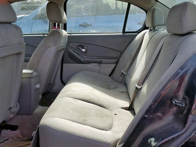 1G1ZS58F57F306506 - 2007 CHEVROLET MALIBU LS BLACK photo 6