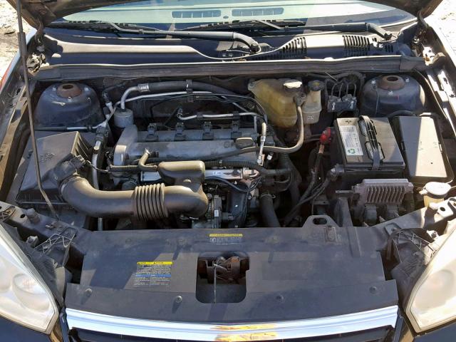 1G1ZS58F57F306506 - 2007 CHEVROLET MALIBU LS BLACK photo 7