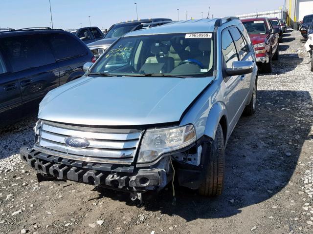 1FMDK06W38GA34164 - 2008 FORD TAURUS X L BLUE photo 2