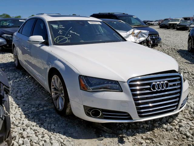 WAURVAFD7BN010522 - 2011 AUDI A8 L QUATT WHITE photo 1