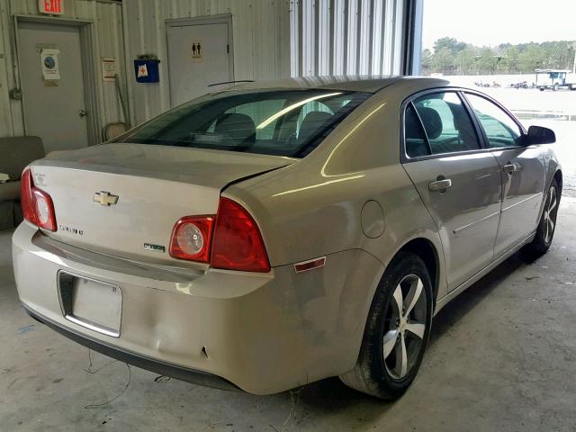 1G1ZC5EU8BF138384 - 2011 CHEVROLET MALIBU 1LT 金色 照片 4